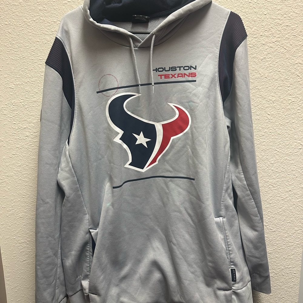 Houston Texans Therma-Fit On-Field Grey Hoodie